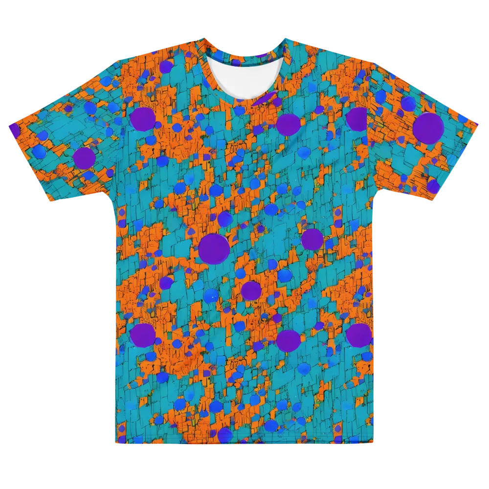 Intergalactic Rhythms on Men's Cotton Crew Neck T-Shirt — Front