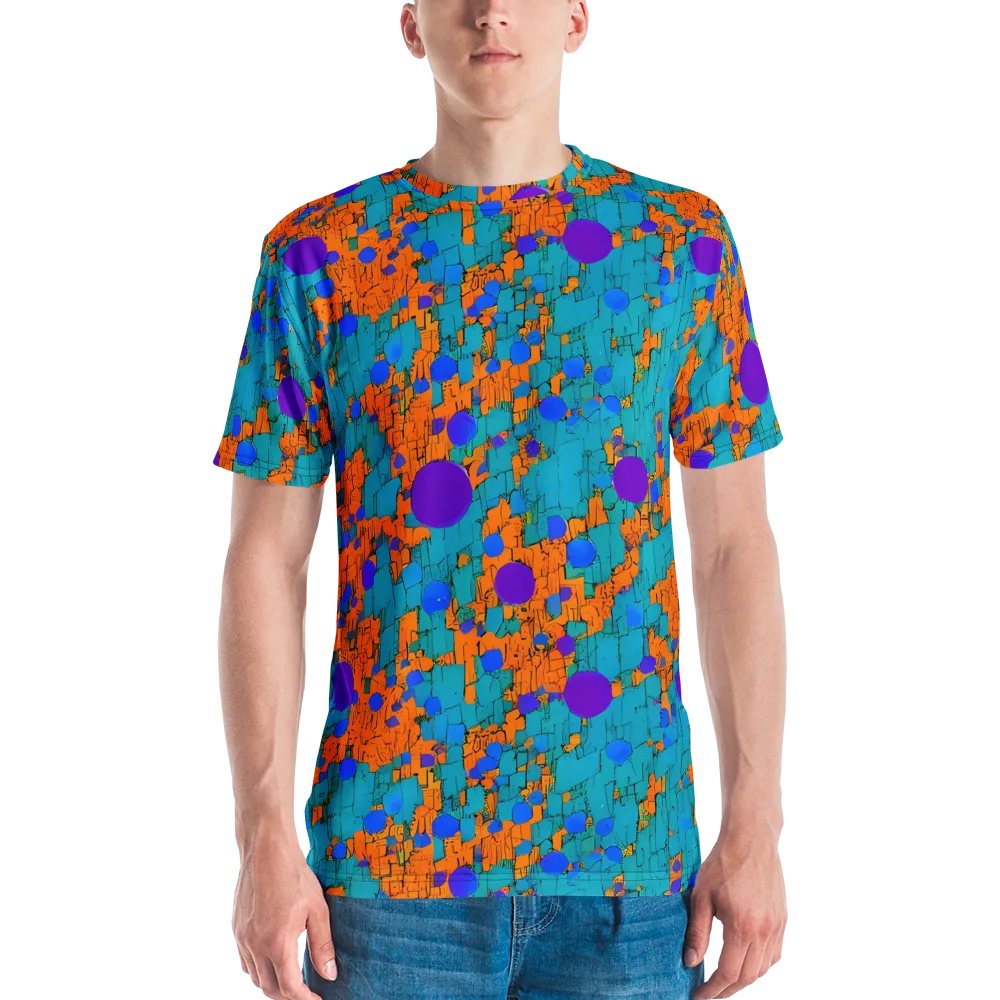 Intergalactic Rhythms on Men's Crew Neck T-Shirt — Front