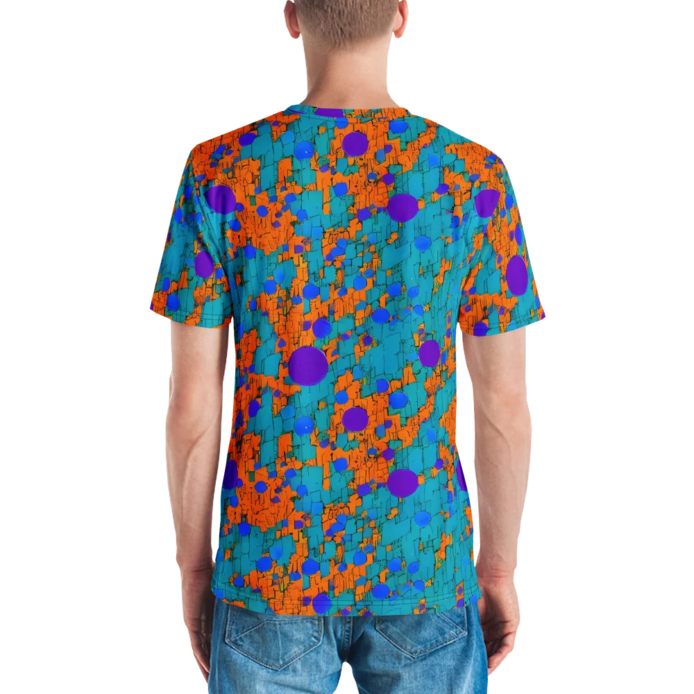 Intergalactic Rhythms on Men's Crew Neck T-Shirt — Back