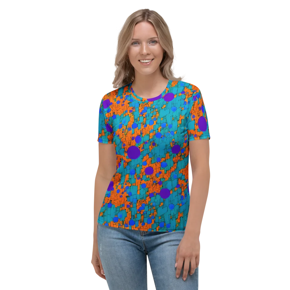 Intergalactic Rhythms on Women's Crew Neck T-Shirt — Front