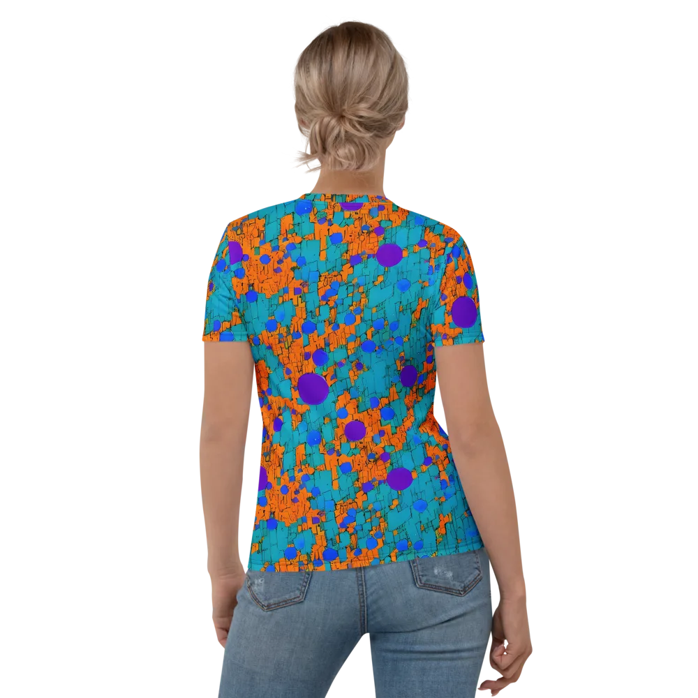Intergalactic Rhythms on Women's Crew Neck T-Shirt — Back