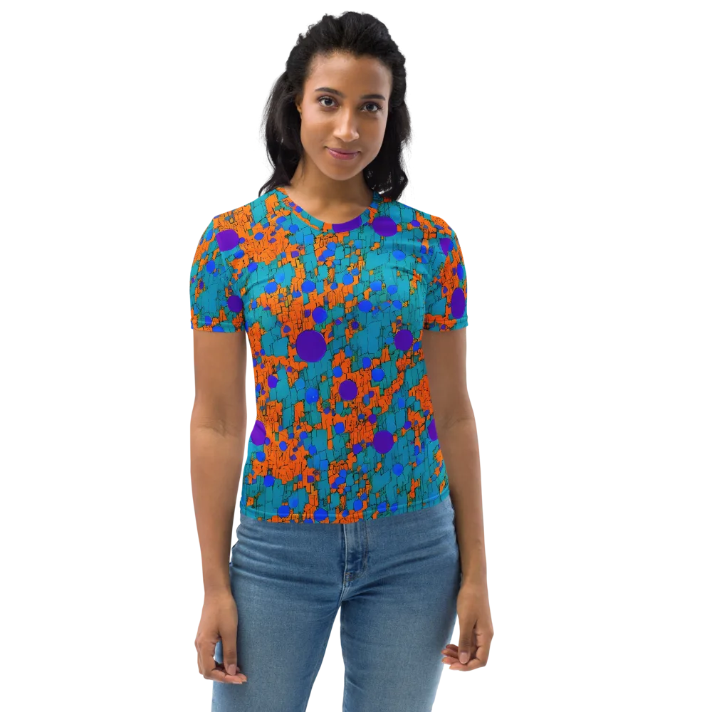 Intergalactic Rhythms on Women's Crew Neck T-Shirt — Front