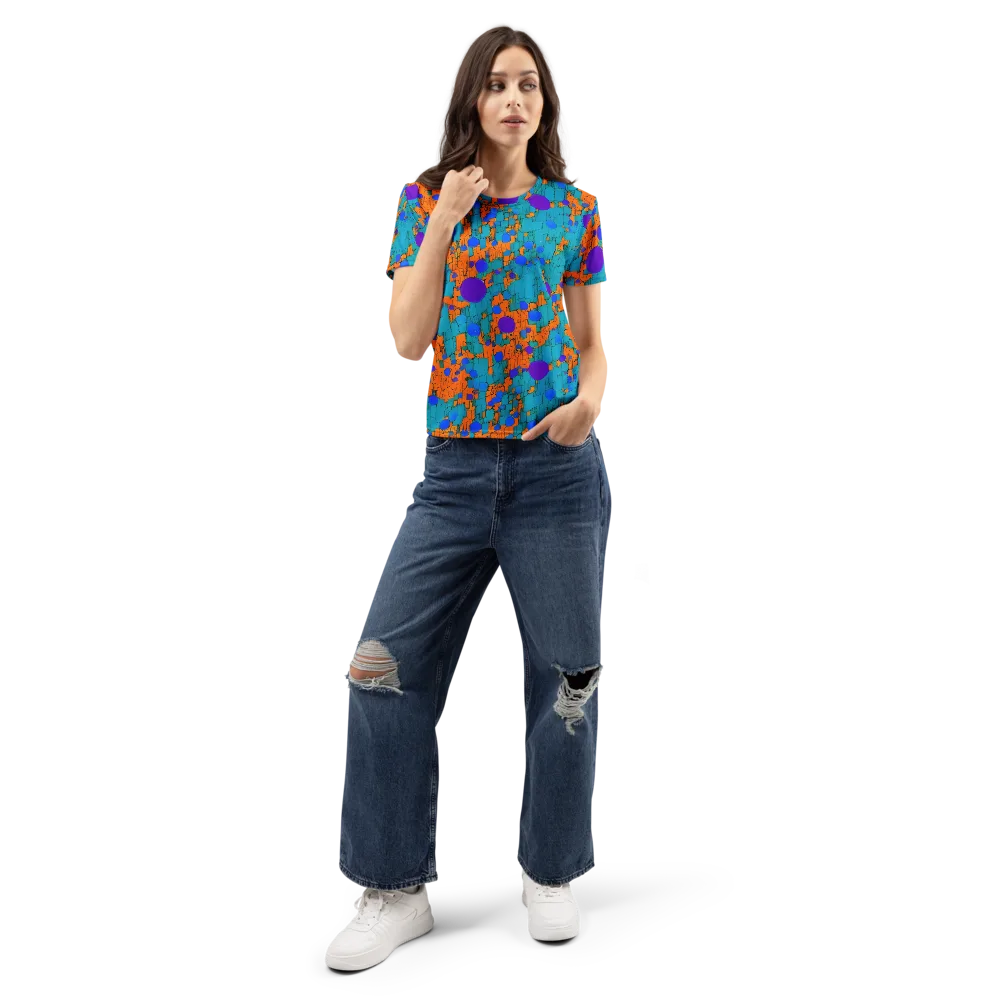 Intergalactic Rhythms on Women's Crew Neck T-Shirt — Front