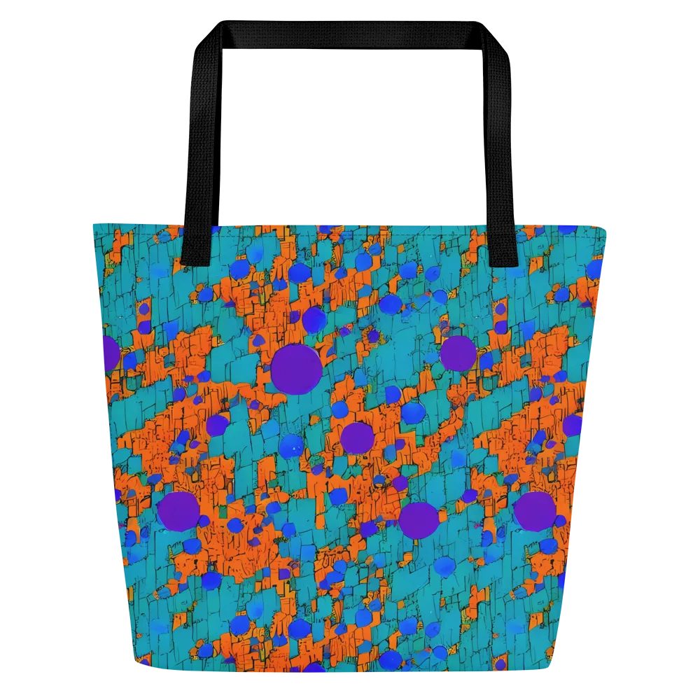 Intergalactic Rhythms on Large Tote Bag W/ Pocket — Front