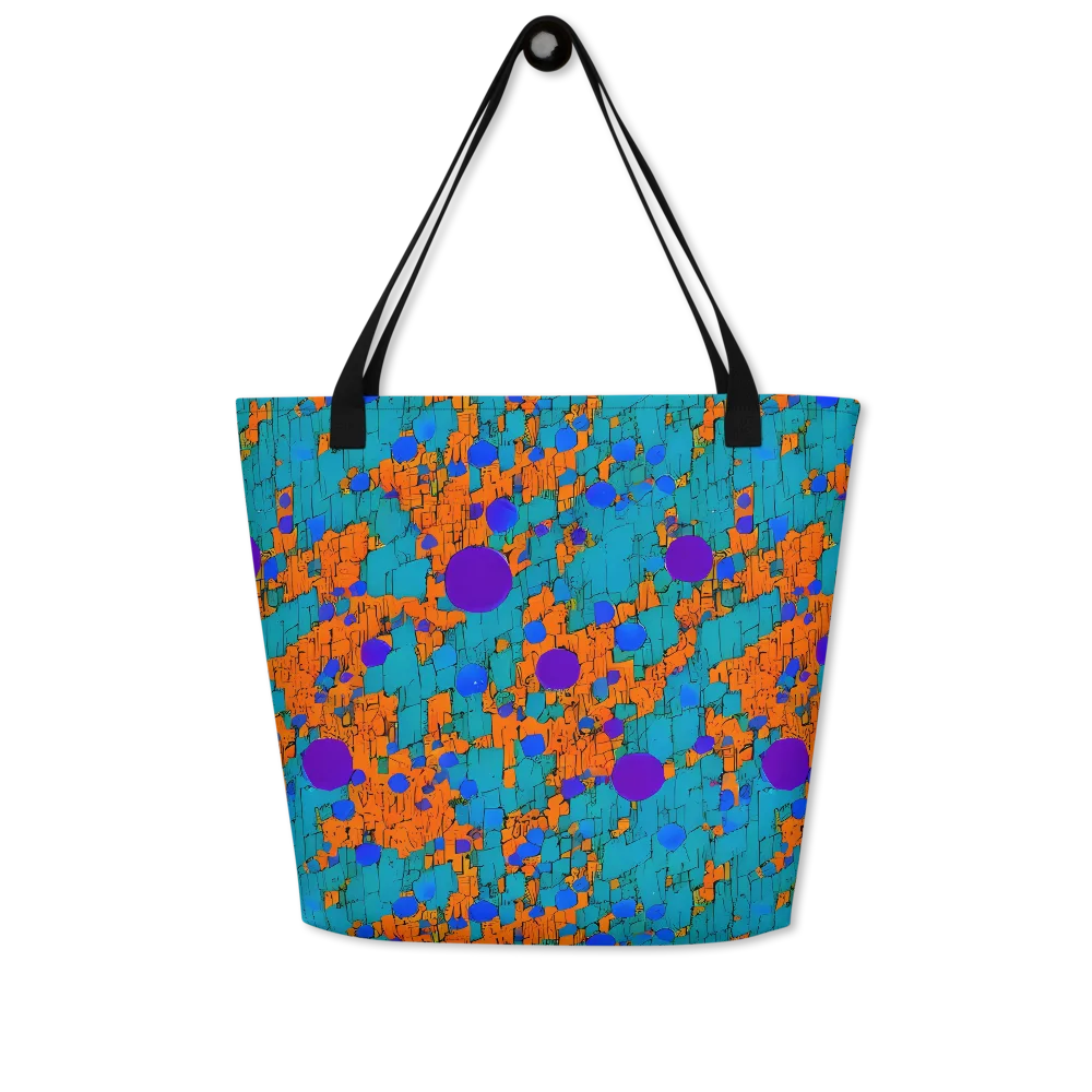 Intergalactic Rhythms on Large Tote Bag W/ Pocket — Front