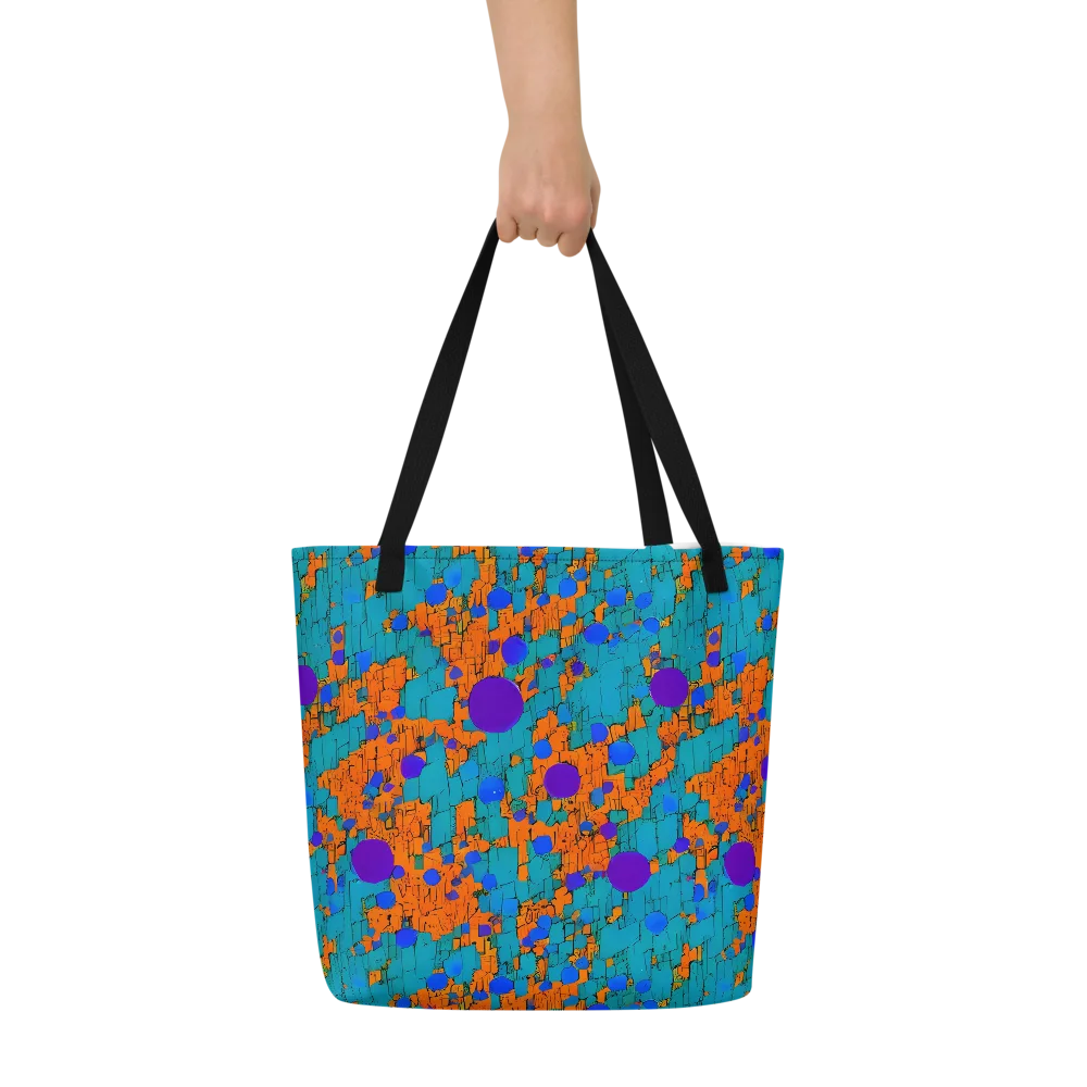Intergalactic Rhythms on Large Tote Bag W/ Pocket — Front