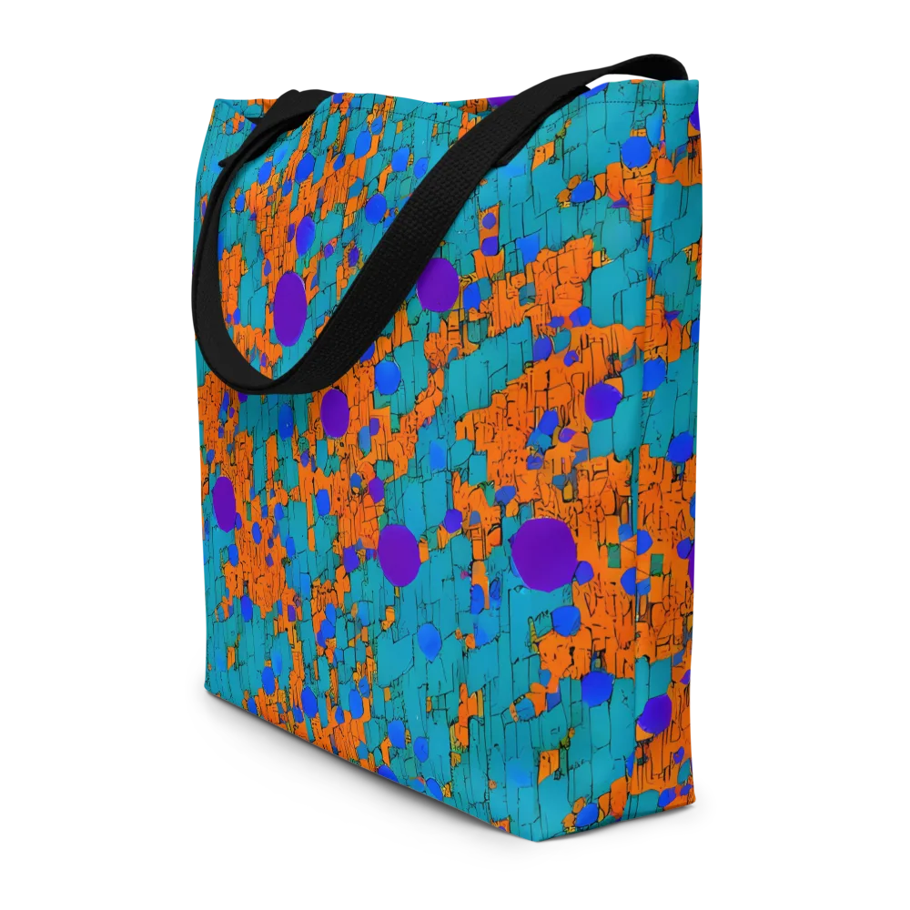 Intergalactic Rhythms on Large Tote Bag W/ Pocket — Front