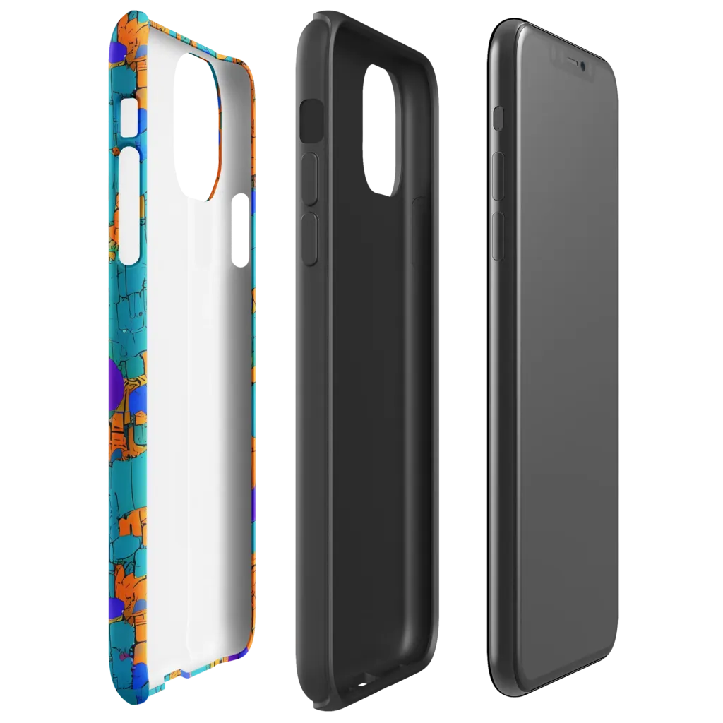 Intergalactic Rhythms on Tough Case for iPhone® — Right