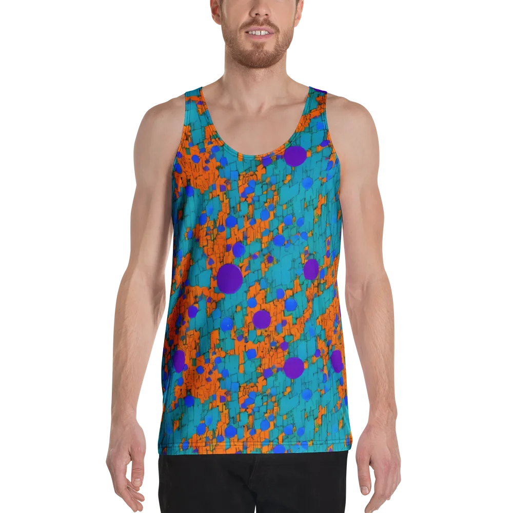 Intergalactic Rhythms on Men's Tank Top — Front
