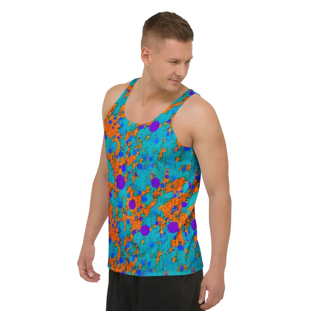 Intergalactic Rhythms on Men's Tank Top — Left Front