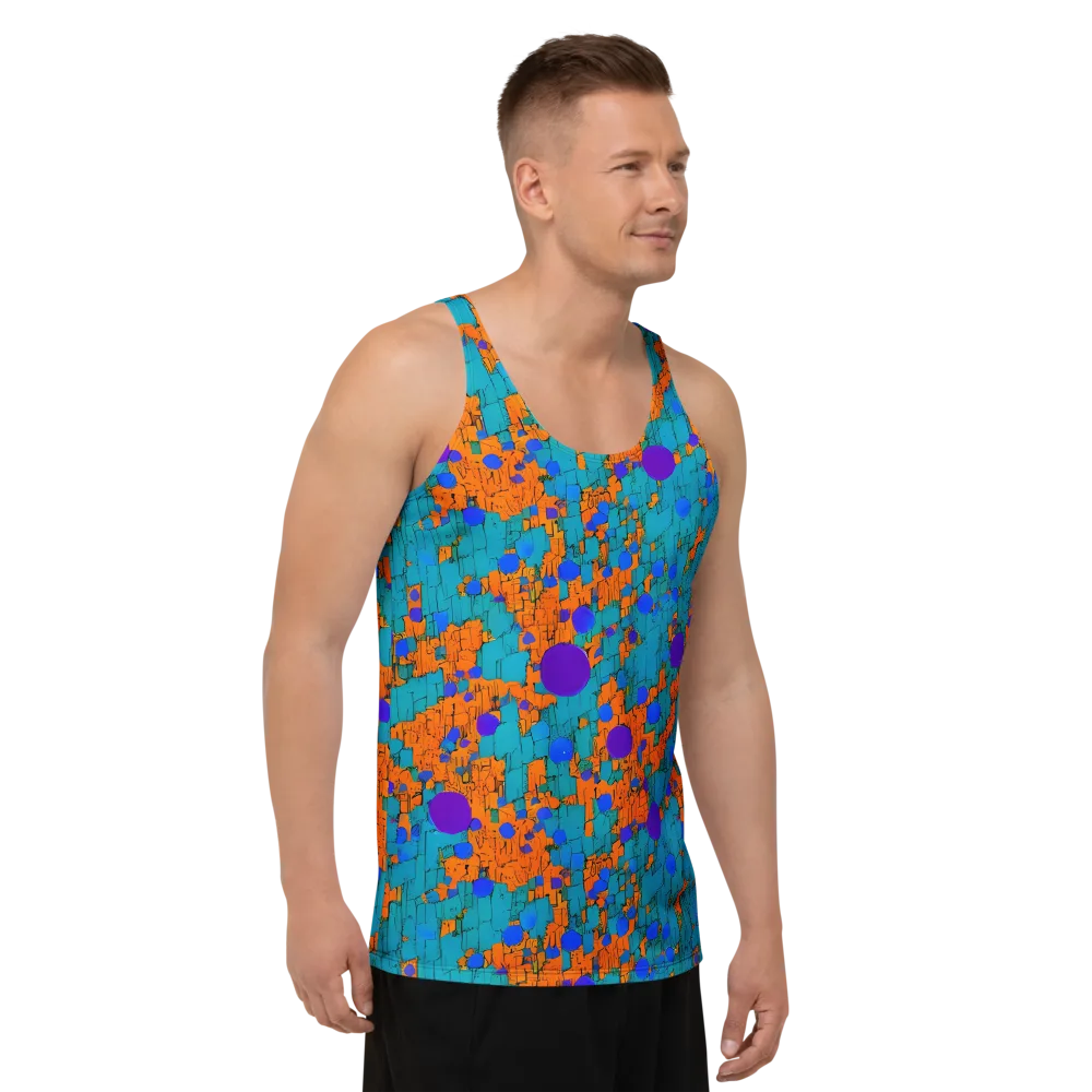 Intergalactic Rhythms on Men's Tank Top — Right Front
