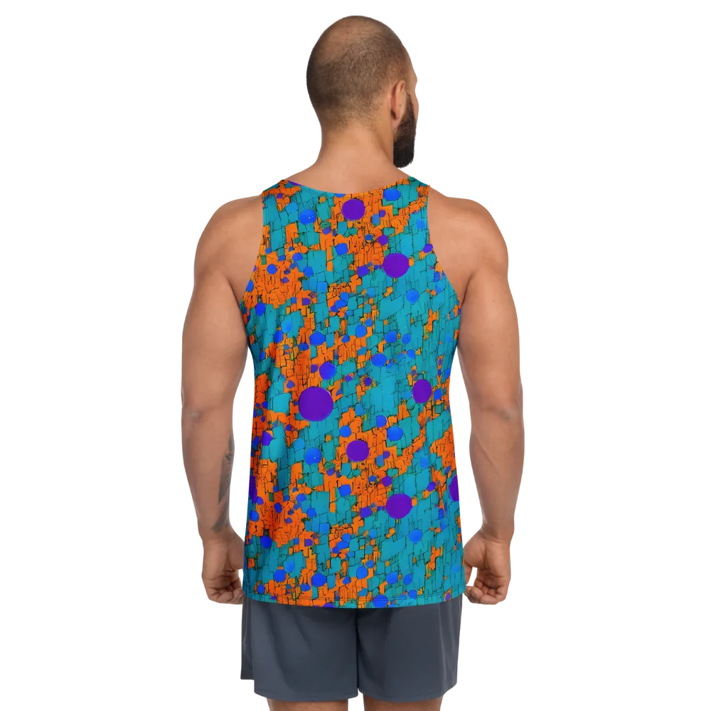 Intergalactic Rhythms on Men's Tank Top — Back