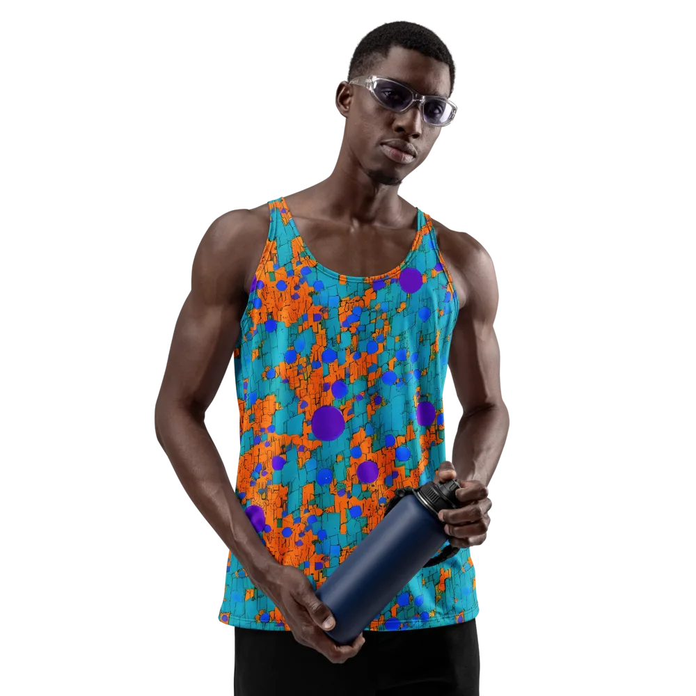 Intergalactic Rhythms on Men's Tank Top — Front