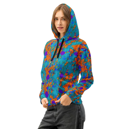 Intergalactic Rhythms on a Cotton Hoodie