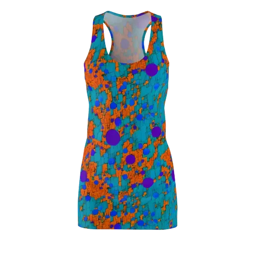 Intergalactic Rhythms on a Racerback Dress