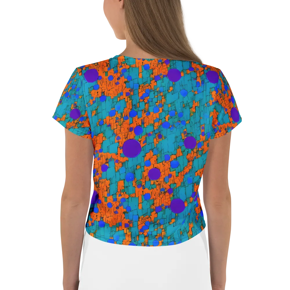 Intergalactic Rhythms on Crop Tee — Back