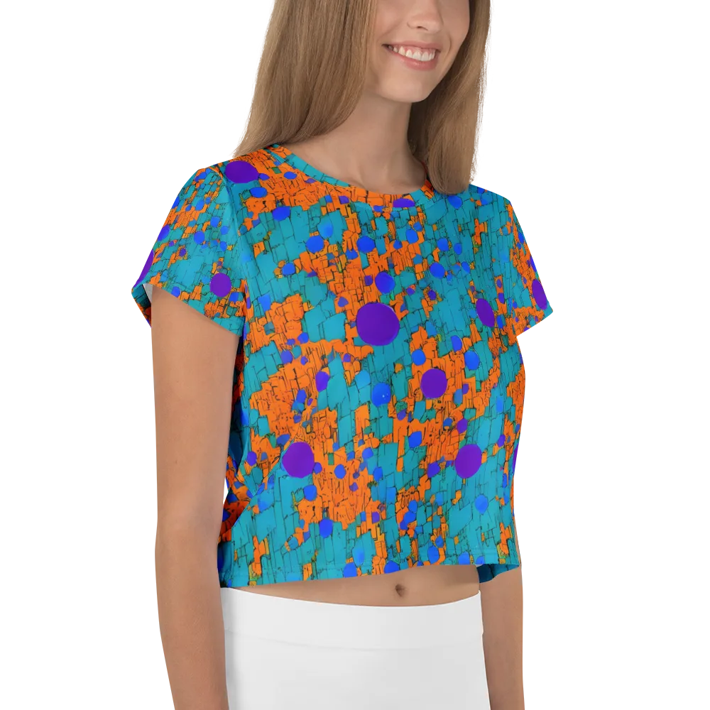 Intergalactic Rhythms on Crop Tee — Right