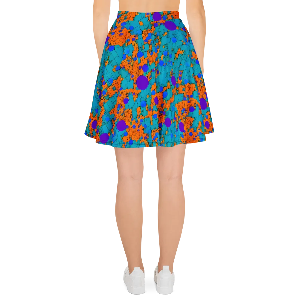 Intergalactic Rhythms on Skater Skirt — Back