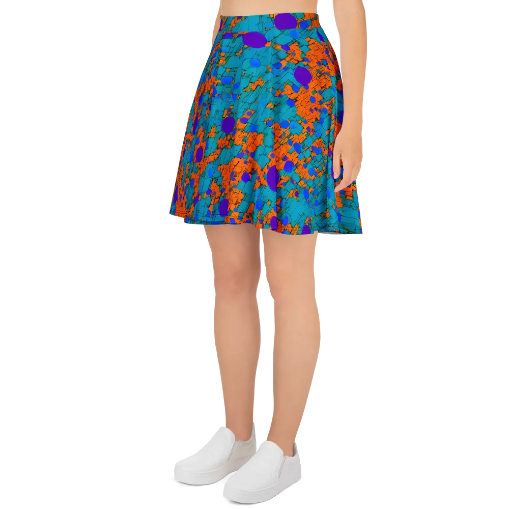 Intergalactic Rhythms on Skater Skirt — Left