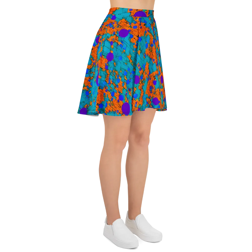 Intergalactic Rhythms on Skater Skirt — Right