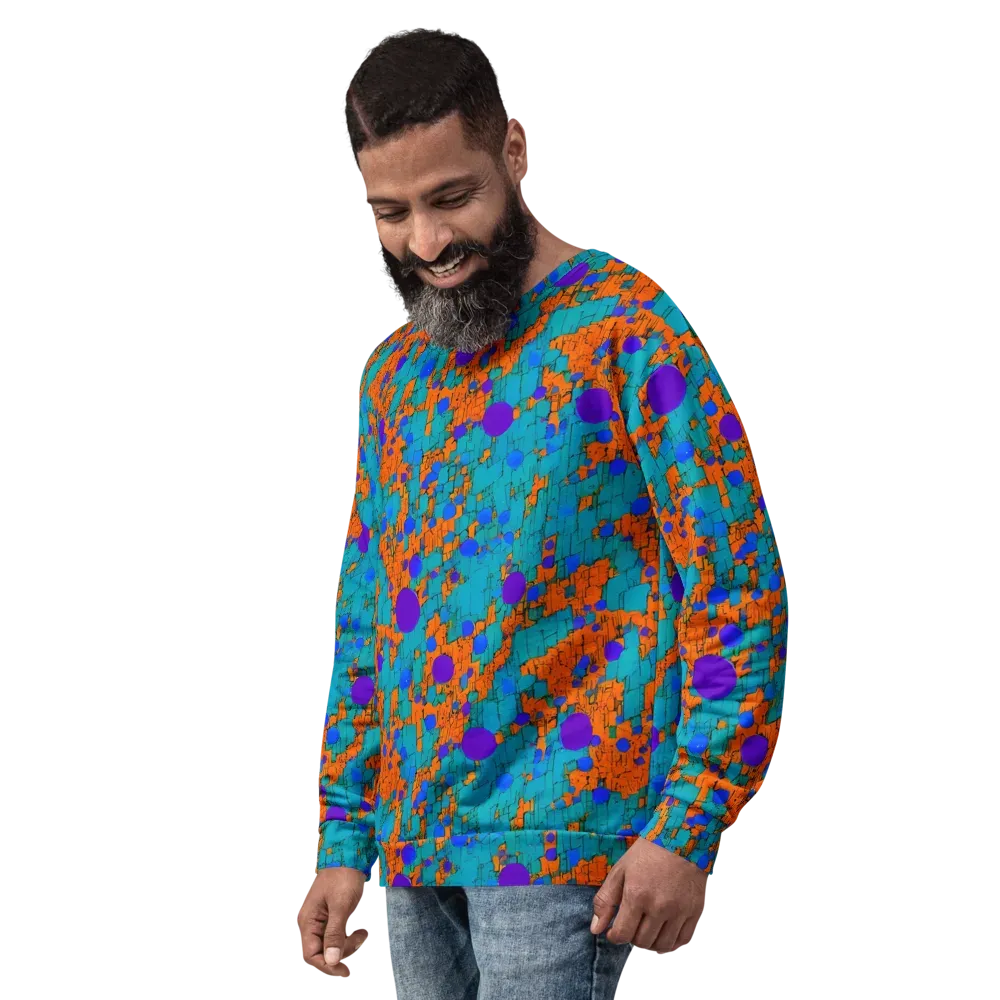 Intergalactic Rhythms on Sweatshirt — Left Front