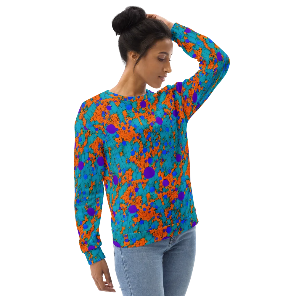 Intergalactic Rhythms on Sweatshirt — Right Front