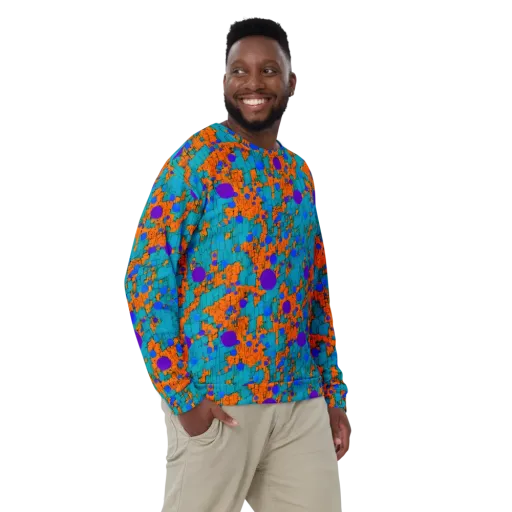 Intergalactic Rhythms on a Sweatshirt
