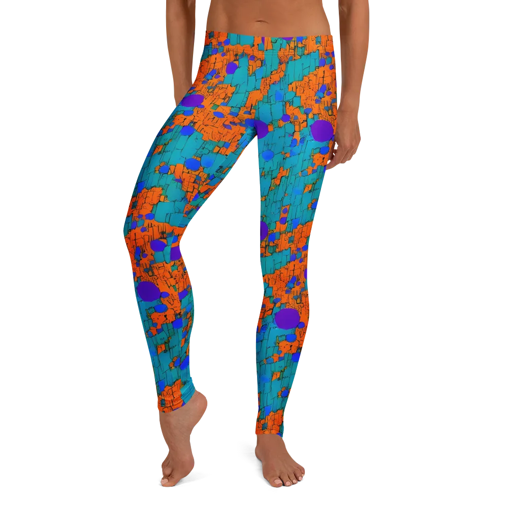 Intergalactic Rhythms on Leggings — Front