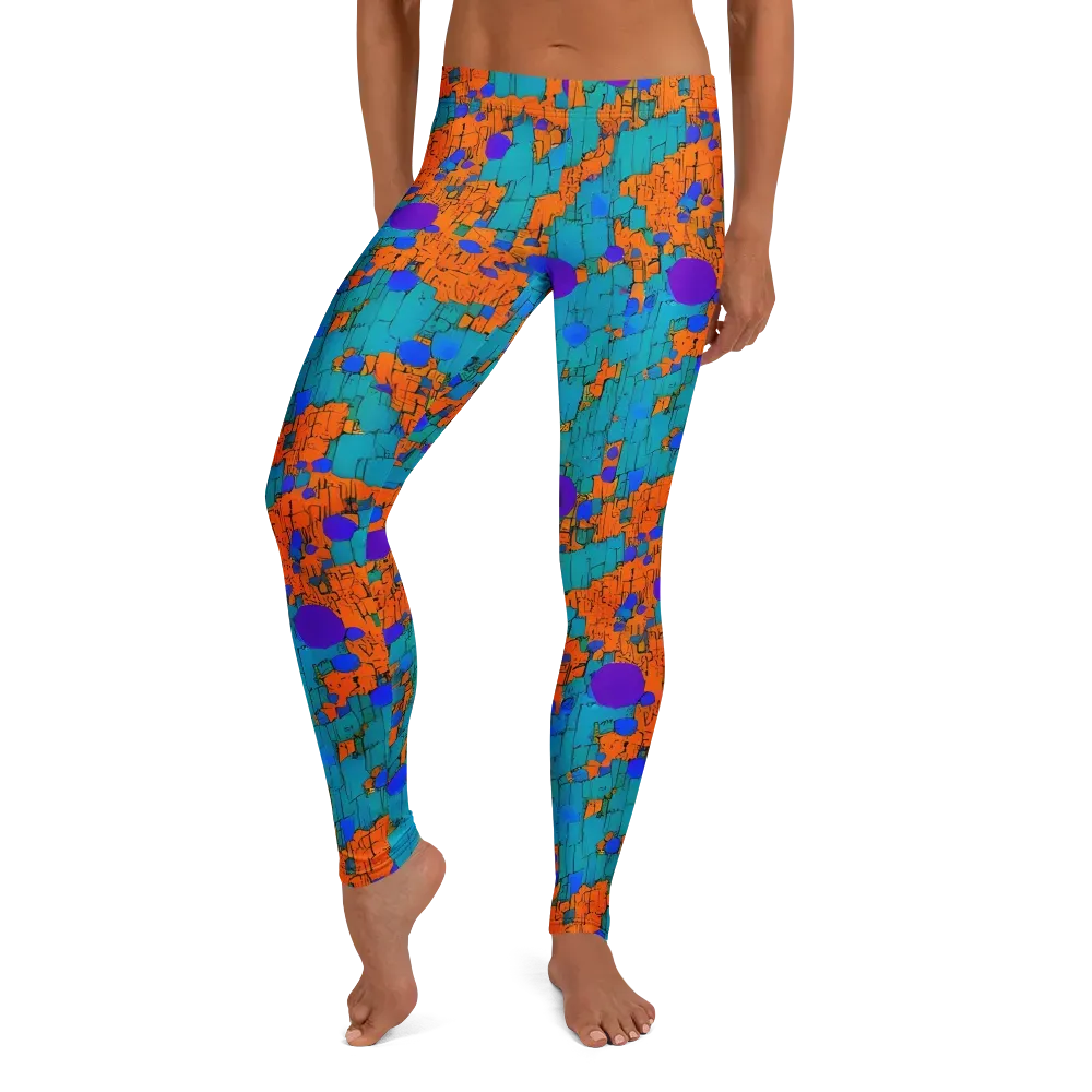 Intergalactic Rhythms on Leggings — Front