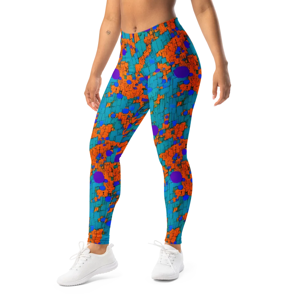 Intergalactic Rhythms on Leggings — Left Front