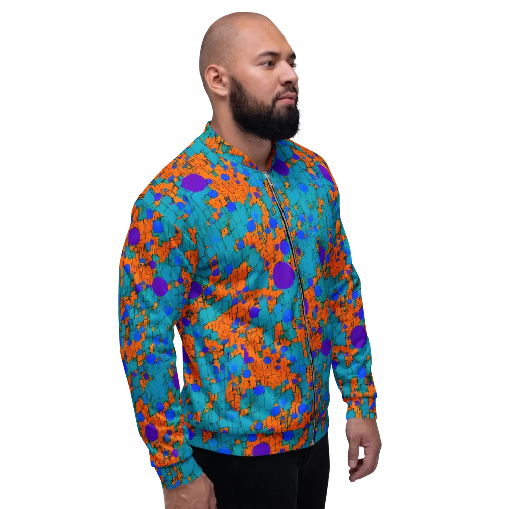 Intergalactic Rhythms on Bomber Jacket — Right