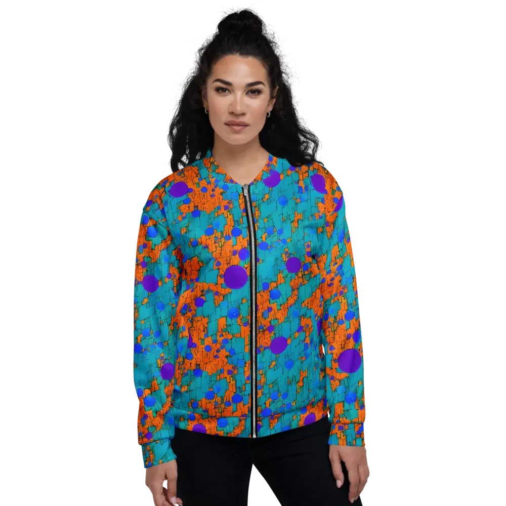 Intergalactic Rhythms on Bomber Jacket — Front