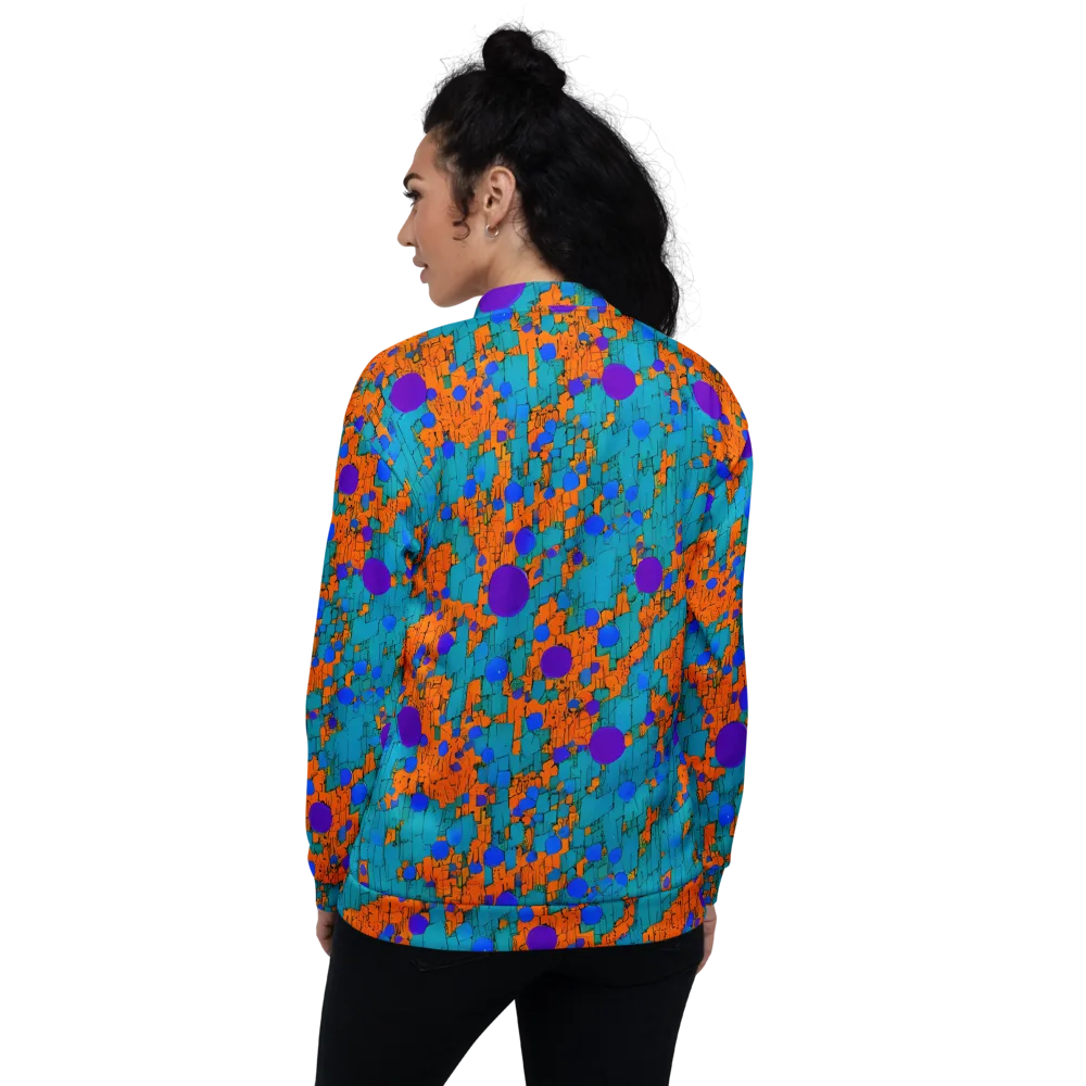 Intergalactic Rhythms on Bomber Jacket — Back