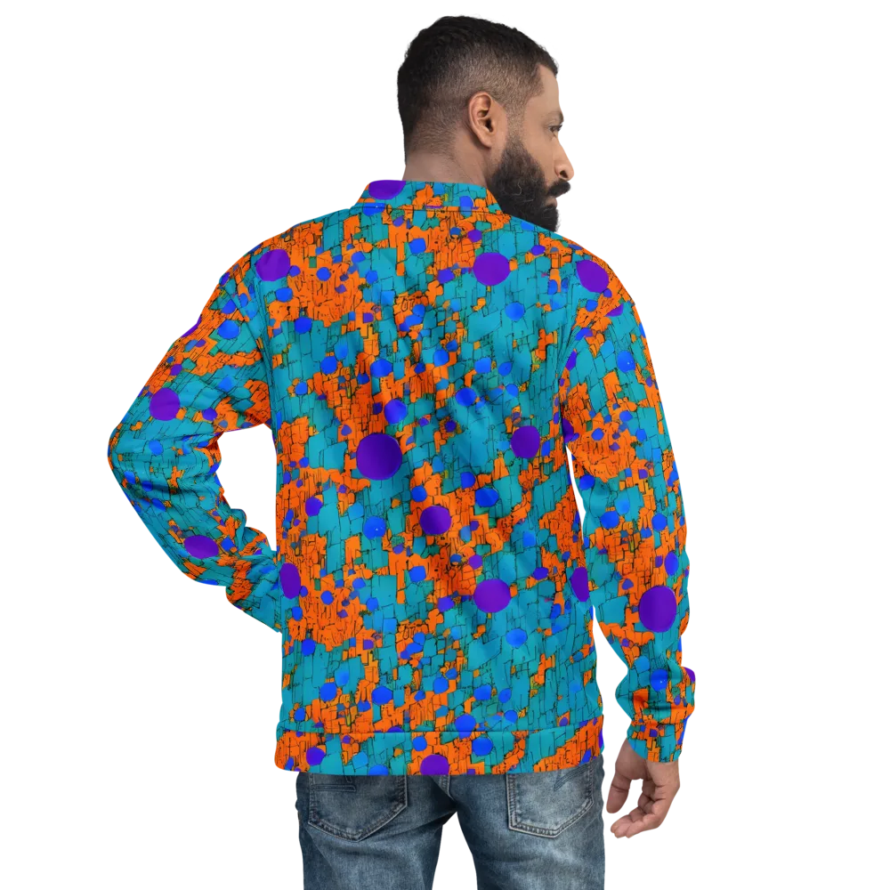 Intergalactic Rhythms on Bomber Jacket — Back