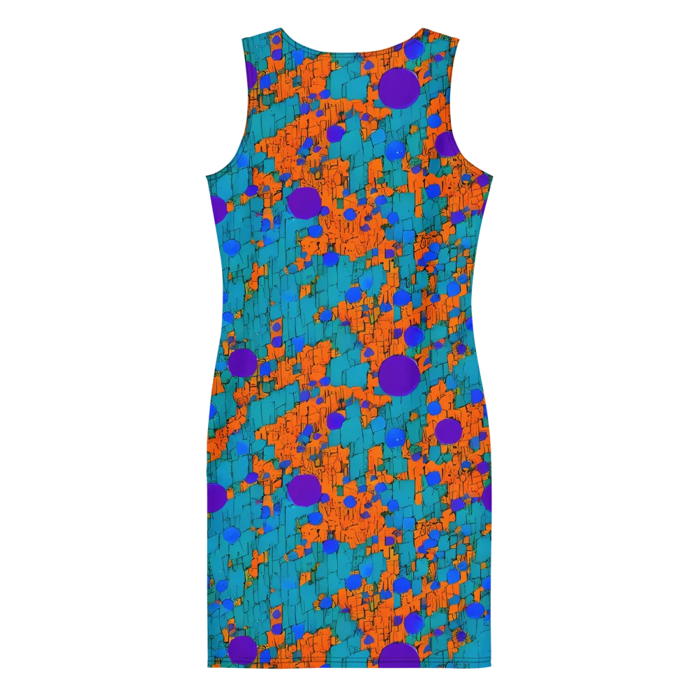 Intergalactic Rhythms on Bodycon Dress — Back