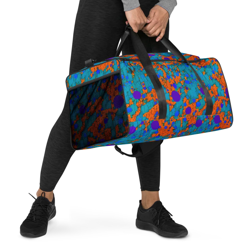 Intergalactic Rhythms on Duffle Bag — Right Front