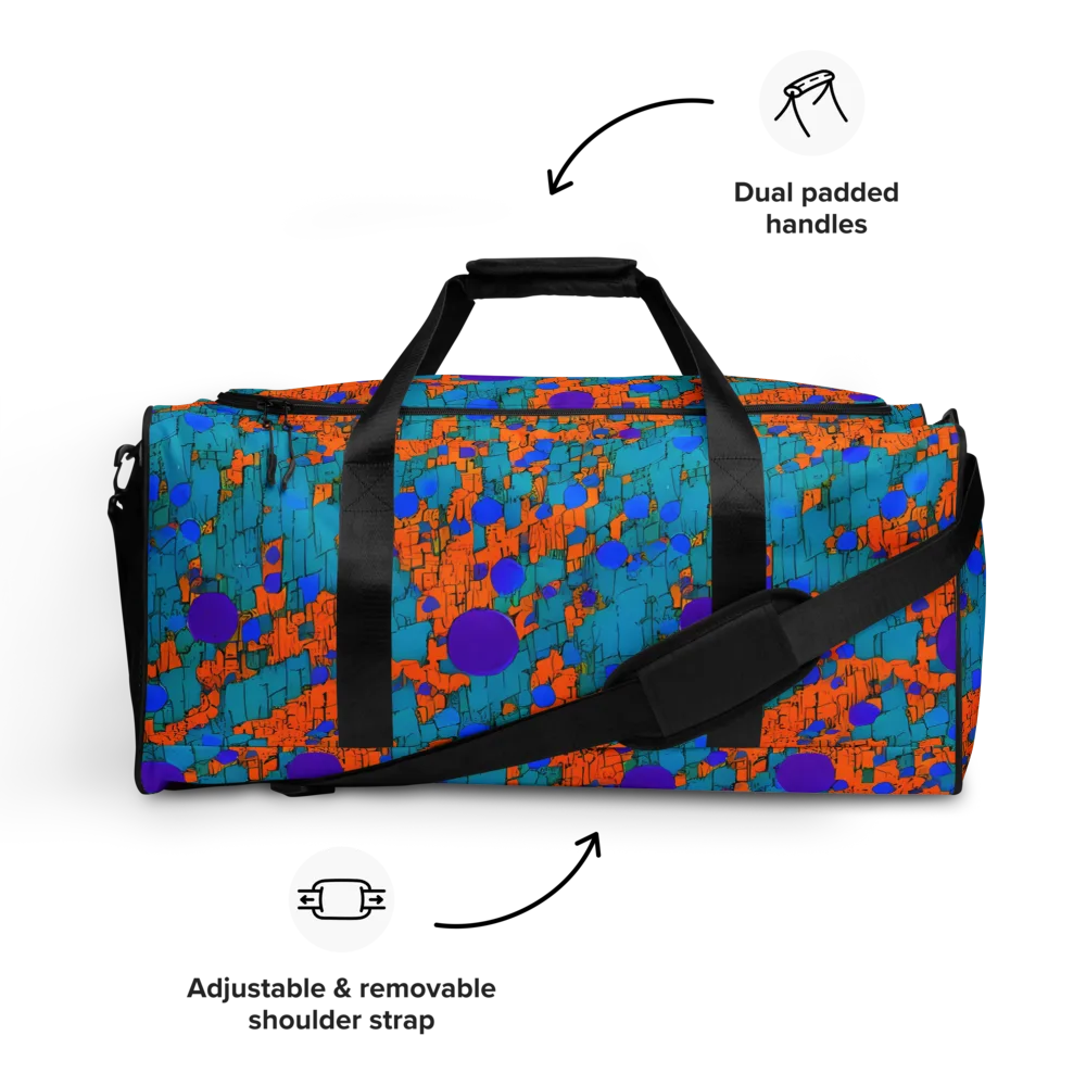 Intergalactic Rhythms on Duffle Bag — Front