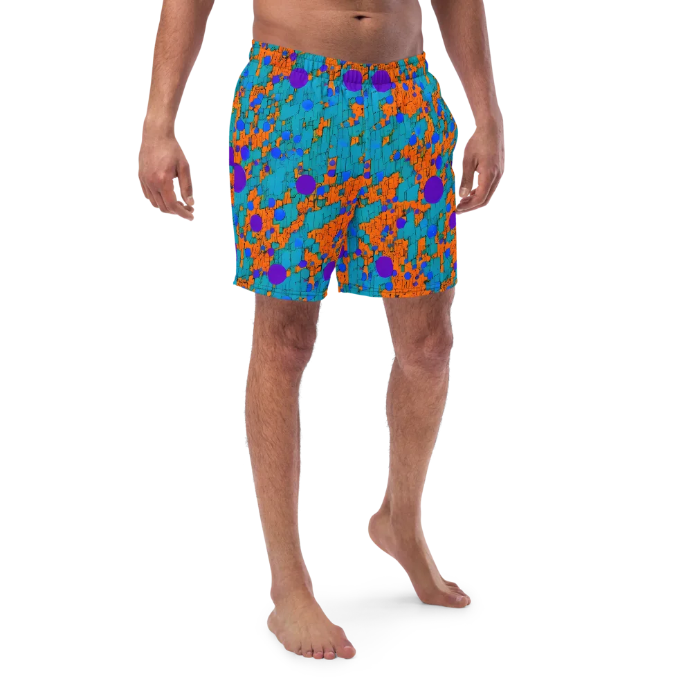Intergalactic Rhythms on Swim Trunks — Front
