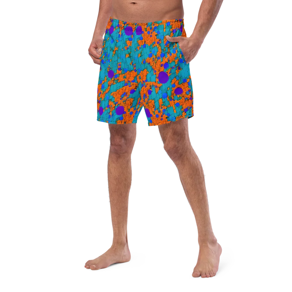 Intergalactic Rhythms on Swim Trunks — Left Front