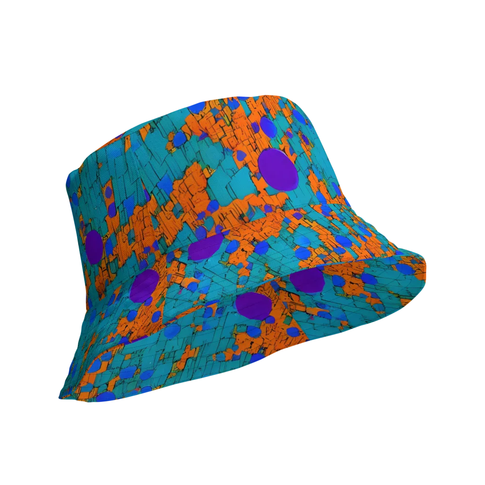 Intergalactic Rhythms on Reversible Bucket Hat — Product details Outside