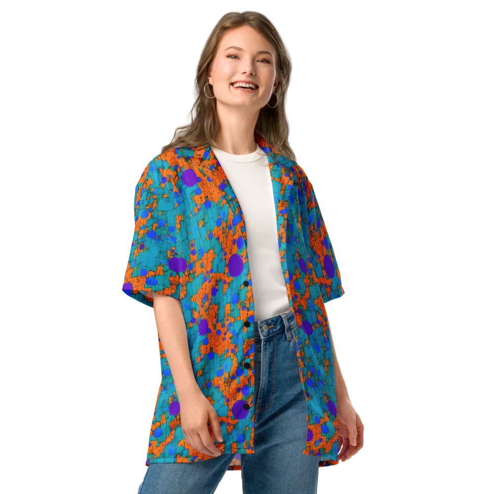 Intergalactic Rhythms on Button Shirt — Front