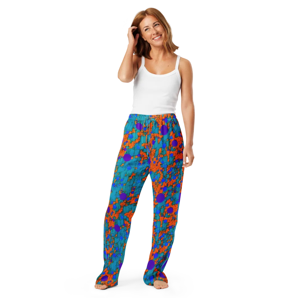 Intergalactic Rhythms on Women's Pajama Pants — Front