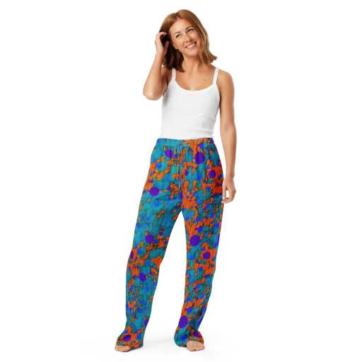 Intergalactic Rhythms on a Women's Pajama Pants