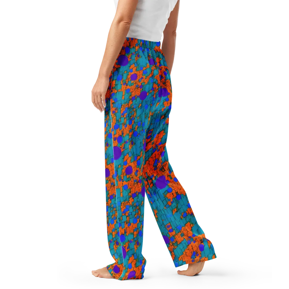 Intergalactic Rhythms on Women's Pajama Pants — Left