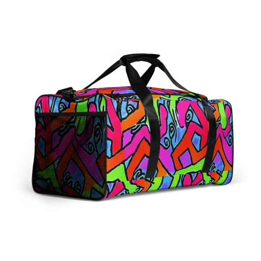 Electric Mosaic on a Duffle Bag