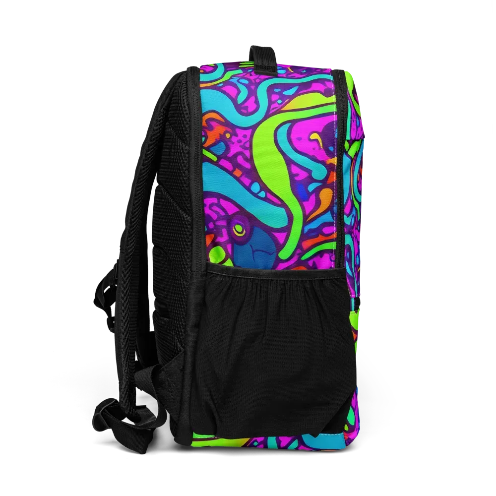 Funky Vortex on Utility Backpack — Right