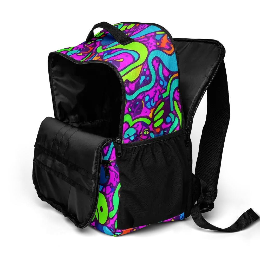 Funky Vortex on Utility Backpack — Product details 2