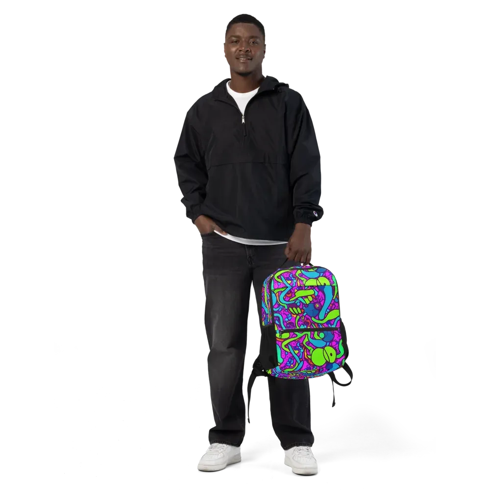 Funky Vortex on Utility Backpack — Front