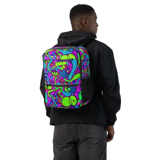 Funky Vortex on a Utility Backpack