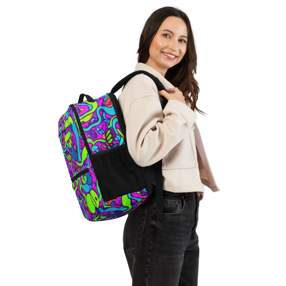 Funky Vortex on Utility Backpack — Right